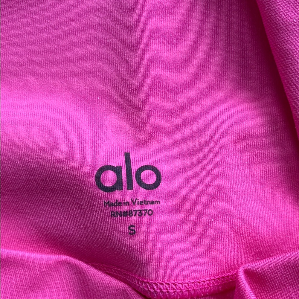 ALO Yoga hot Pink 7” high-waist Bike Short small - Picture 4 of 4